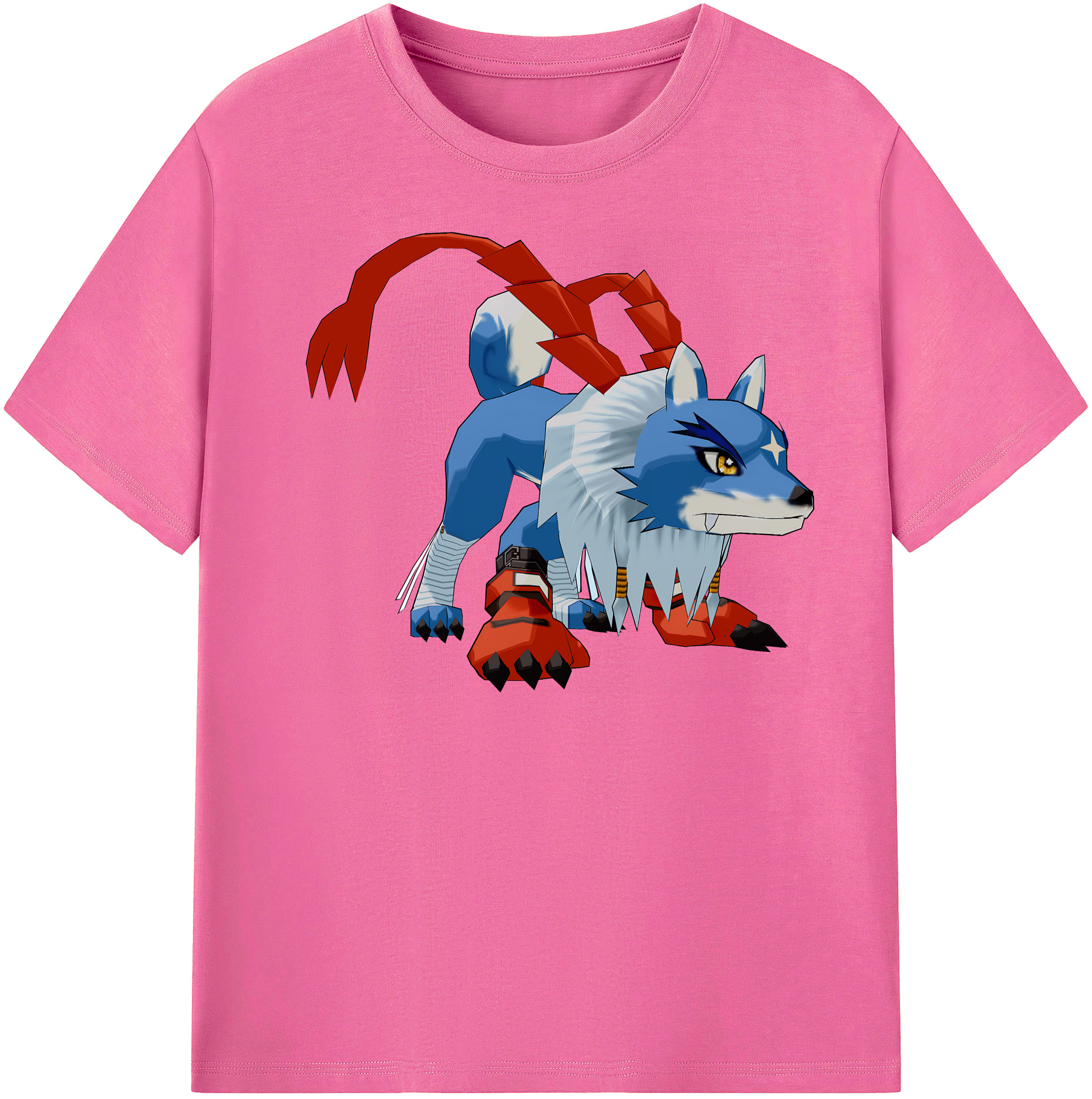 （画像用） Digimon デジタルモンスター/デジモン レディースカジュアルプリントTシャツ（綿100％）